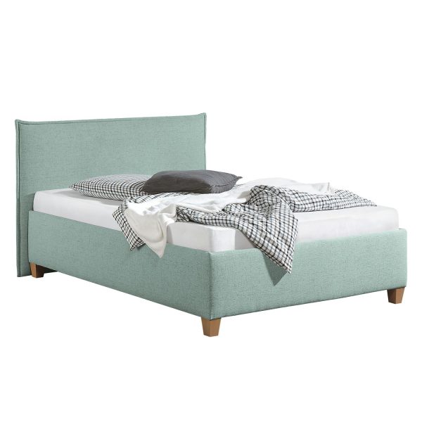 Polsterbett Kolbäck Strukturstoff - 140 x 200cm - Bettgestell mit Lattenrost - Mintgrau Polsterbett Kolbäck Strukturstoff - 140 x 200cm - Bettgestell mit Lattenrost - Mintgrau