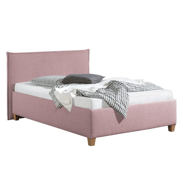 Polsterbett Kolbäck Strukturstoff - 140 x 200cm - Bettgestell ohne Matratze & Lattenrost - Mauve Polsterbett Kolbäck Strukturstoff - 140 x 200cm - Bettgestell ohne Matratze & Lattenrost - Mauve