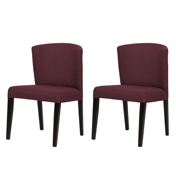Polsterstuhl Lydia (2er-Set) - Webstoff / Buche massiv - Stoff Suria Lila Polsterstuhl Lydia (2er-Set) - Webstoff / Buche massiv - Stoff Suria Lila