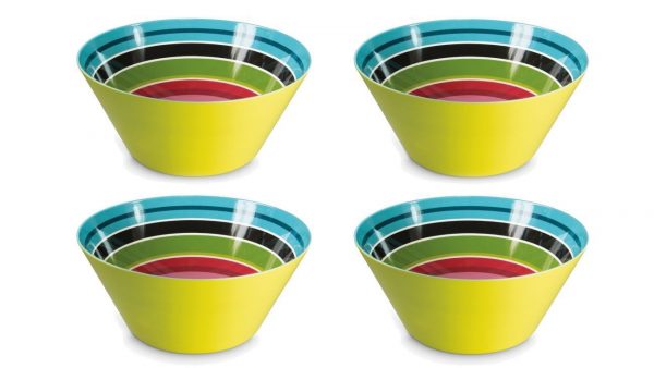 REMEMBER Stripy Schüssel klein 4er Set REMEMBER Stripy Schüssel klein 4er Set