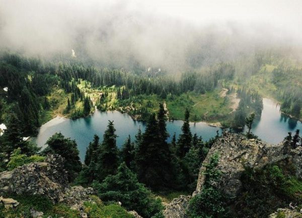 Rainier Eunice Lake Leinwandbild Rainier Eunice Lake Leinwandbild