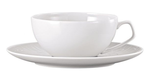 Rosenthal TAC Skin Silhouette Teetasse 2-tlg. Rosenthal TAC Skin Silhouette Teetasse 2-tlg.