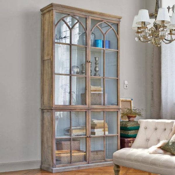 Schrank Garrard antikbraun/hellgrau H/B/T ca. 230/120/40 cm Schrank Garrard antikbraun/hellgrau H/B/T ca. 230/120/40 cm
