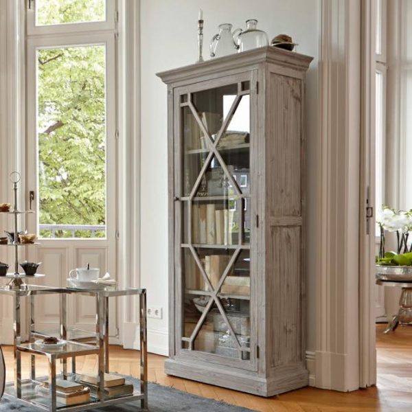 Schrank Kontorra graubraun H/B/T ca. 185/75/45 cm Schrank Kontorra graubraun H/B/T ca. 185/75/45 cm