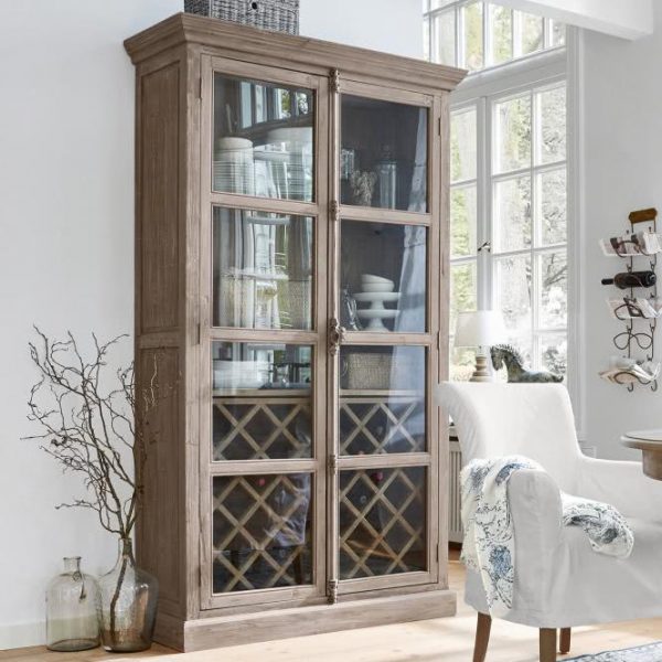Schrank Minneapolis graubraun H/B/T ca. 209/120/45 cm Schrank Minneapolis graubraun H/B/T ca. 209/120/45 cm