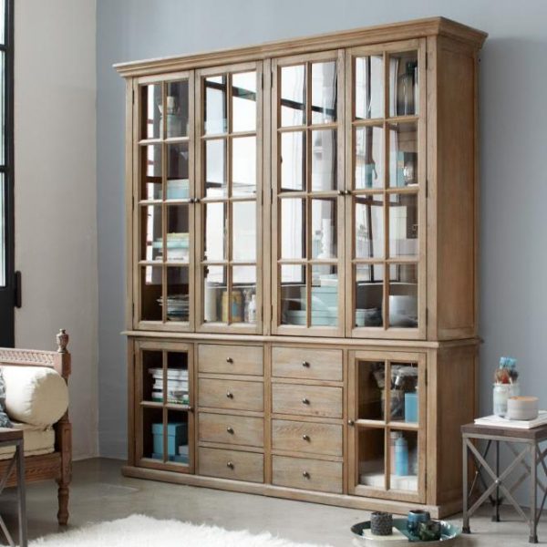 Schrank Perham antikbraun H/B/T ca. 220/200/45 cm Schrank Perham antikbraun H/B/T ca. 220/200/45 cm