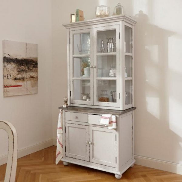 Schrank Sheffield weiß/natur H/B/T ca. 195/95/50 cm Schrank Sheffield weiß/natur H/B/T ca. 195/95/50 cm