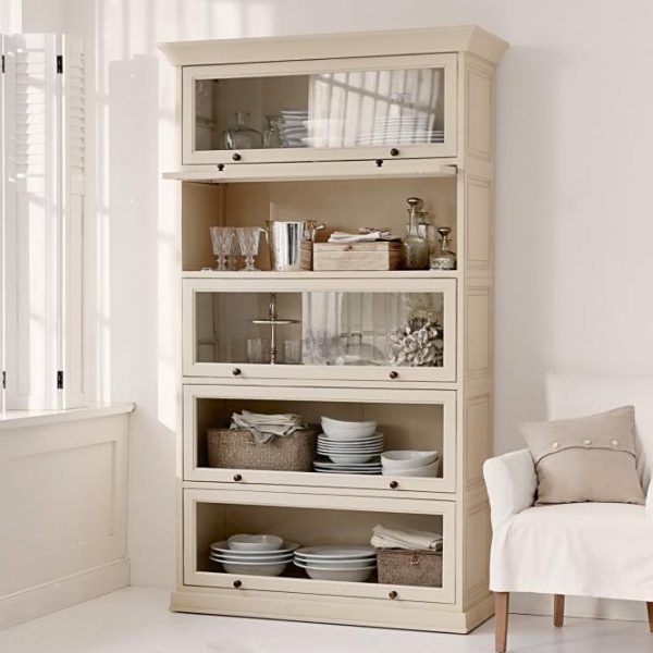 Schrank Stourbridge antikweiß H/B/T ca. 207/120/45 cm Schrank Stourbridge antikweiß H/B/T ca. 207/120/45 cm