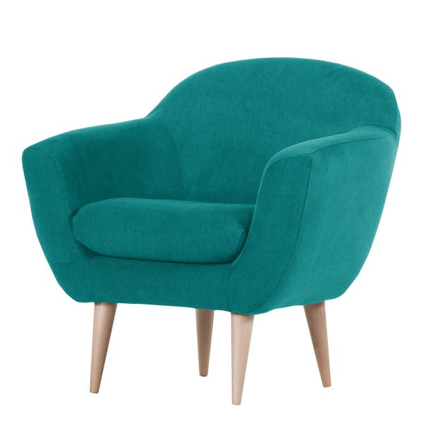 Sessel Channay Webstoff - Türkis Sessel Channay Webstoff - Türkis