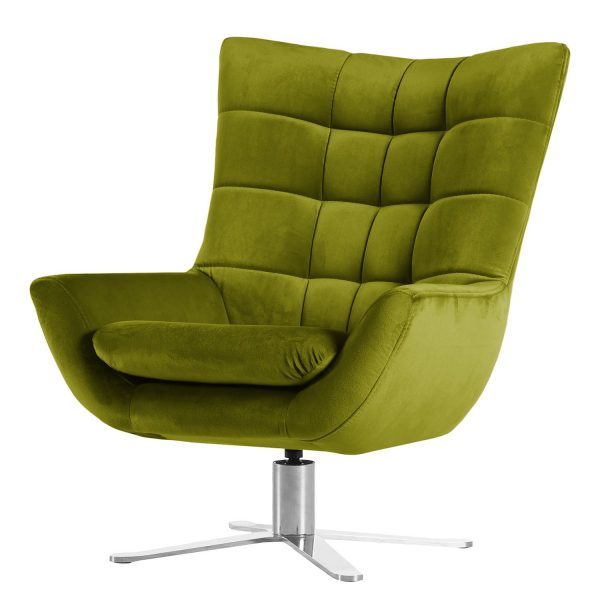 Sessel Chassy Microfaser - Ohne Hocker - Avocado Sessel Chassy Microfaser - Ohne Hocker - Avocado