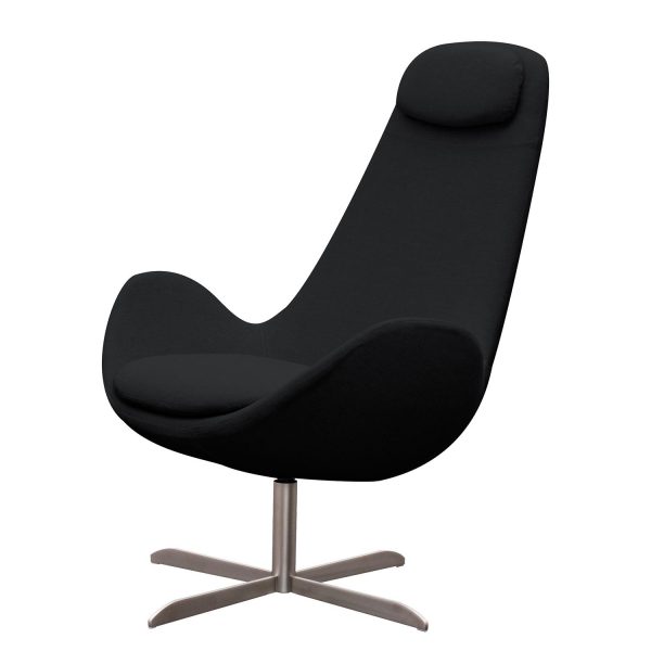 Sessel Houston I Webstoff - Edelstahl - Stoff Saia Anthrazit Sessel Houston I Webstoff - Edelstahl - Stoff Saia Anthrazit