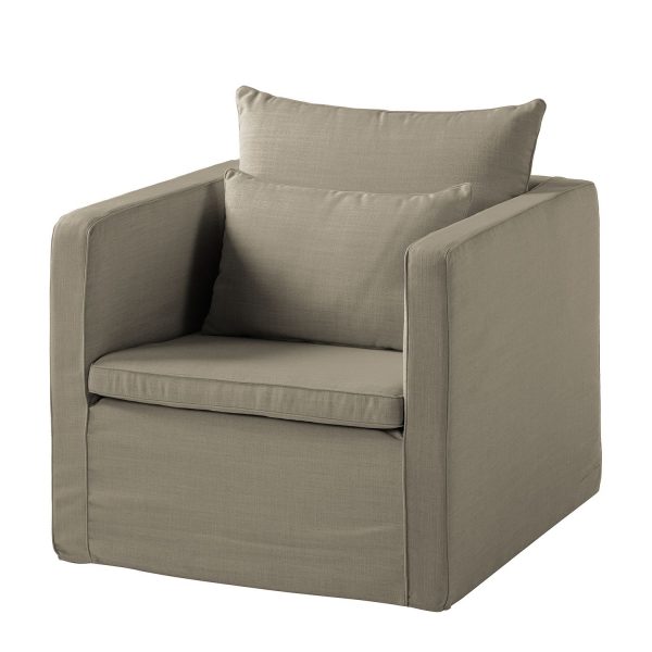 Sessel Lavina II Webstoff - Stoff Moretey Cappuccino Sessel Lavina II Webstoff - Stoff Moretey Cappuccino