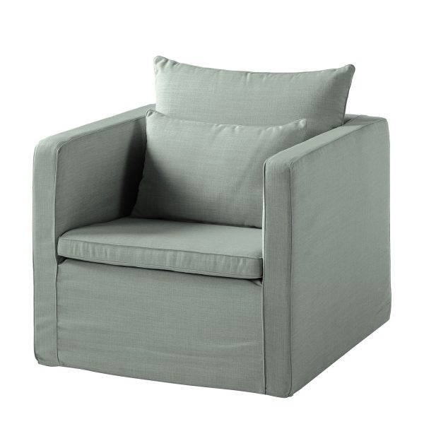 Sessel Lavina II Webstoff - Stoff Moretey Mint Sessel Lavina II Webstoff - Stoff Moretey Mint