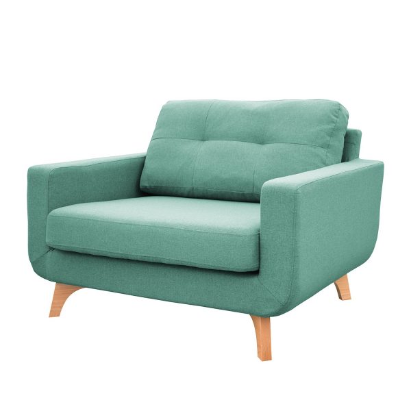 Sessel Marlene Webstoff - Aqua Sessel Marlene Webstoff - Aqua