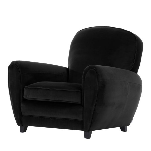 Sessel Marre Microfaser - Schwarz Sessel Marre Microfaser - Schwarz