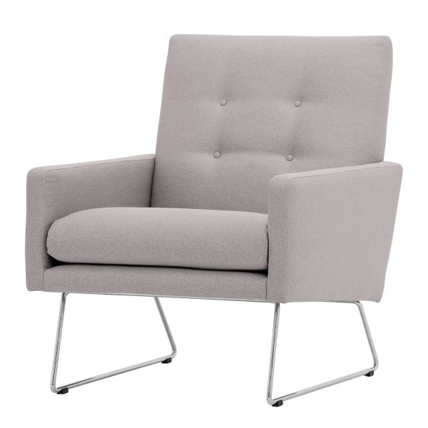 Sessel Maximus Webstoff - Stoff Naya Grau-Beige Sessel Maximus Webstoff - Stoff Naya Grau-Beige