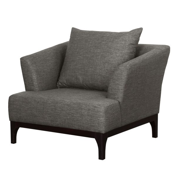 Sessel New Dalton Webstoff - Grau Sessel New Dalton Webstoff - Grau