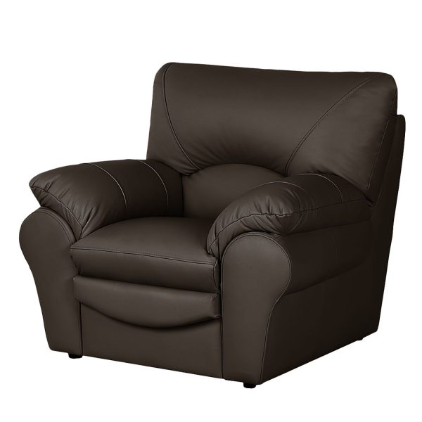Sessel Torsby - Kunstleder - Dunkelbraun Sessel Torsby - Kunstleder - Dunkelbraun
