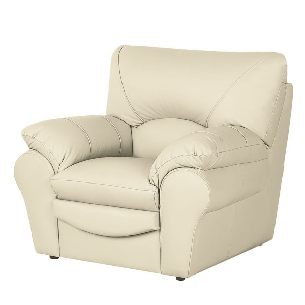 Sessel Torsby - Kunstleder - Ecru Sessel Torsby - Kunstleder - Ecru