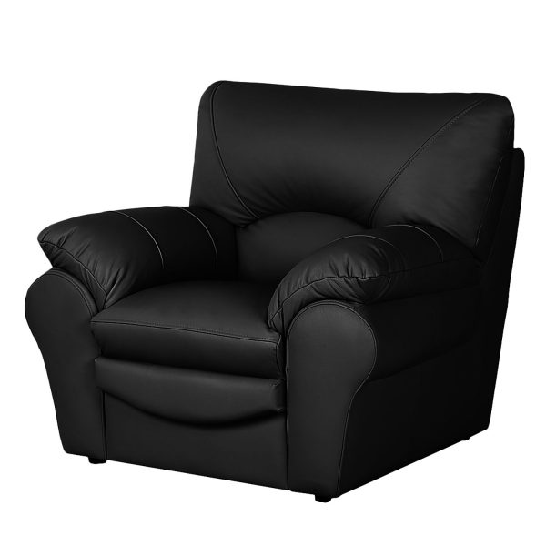 Sessel Torsby - Kunstleder - Schwarz Sessel Torsby - Kunstleder - Schwarz