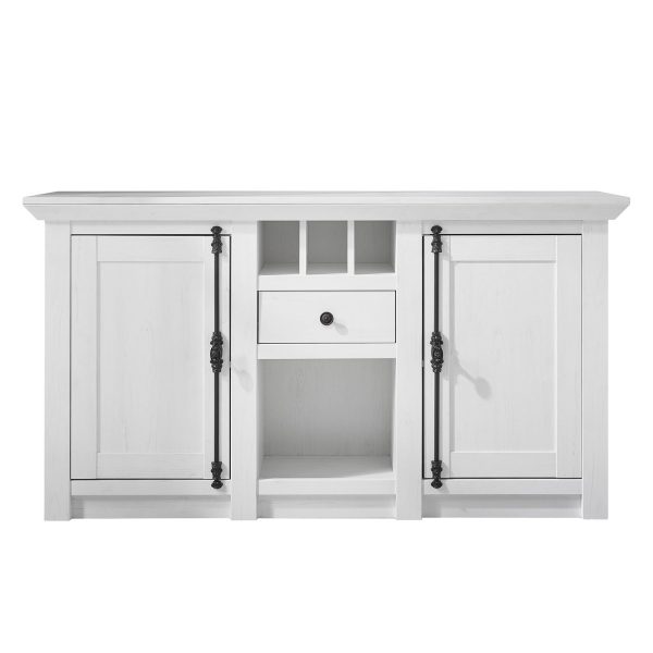 Sideboard Geestland - Pinie Weiß Dekor Sideboard Geestland - Pinie Weiß Dekor
