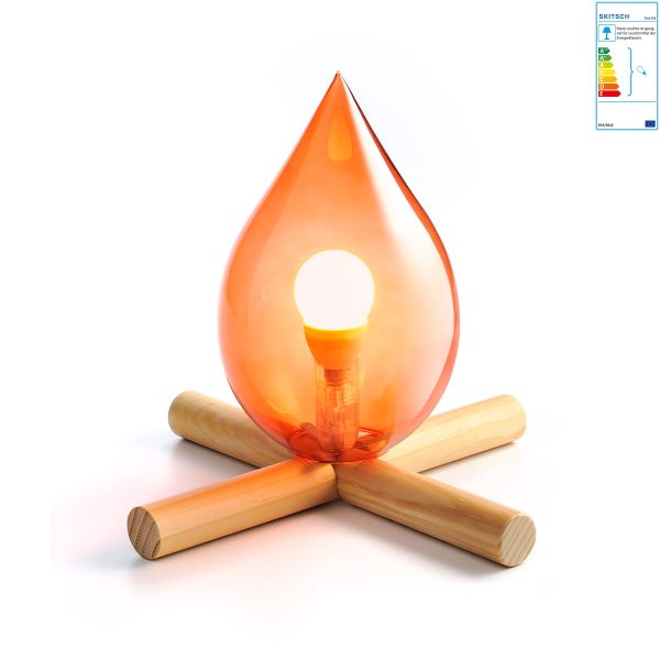 Skitsch - Fire Kit TischleuchteOrangeT:29 H:26 B:29 Skitsch - Fire Kit TischleuchteOrangeT:29 H:26 B:29