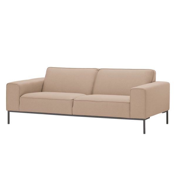 Sofa Ampio (3-Sitzer) Webstoff - Grau - Stoff Floreana Kamel Sofa Ampio (3-Sitzer) Webstoff - Grau - Stoff Floreana Kamel