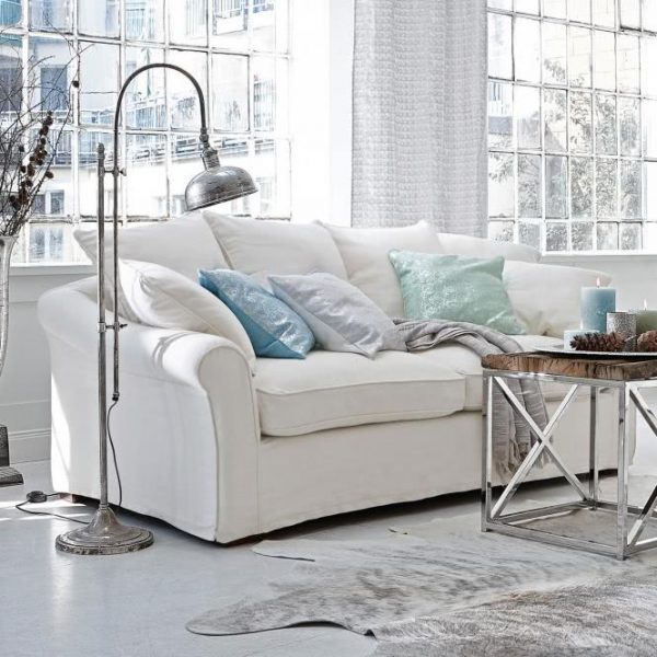 Sofa Long Beach creme H/B/T ca. 87/204/99 cm Sofa Long Beach creme H/B/T ca. 87/204/99 cm