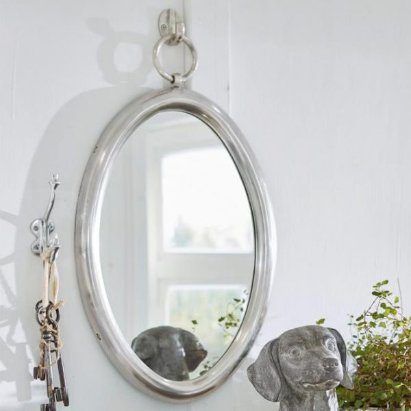 Spiegel Thorsby antiksilber H/B/T ca. 55 Spiegel Thorsby antiksilber H/B/T ca. 55