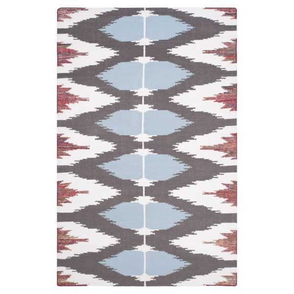 Teppich Dalton Dhurrie - Mischgewebe - Mehrfarbig - 152 x 243 cm Teppich Dalton Dhurrie - Mischgewebe - Mehrfarbig - 152 x 243 cm