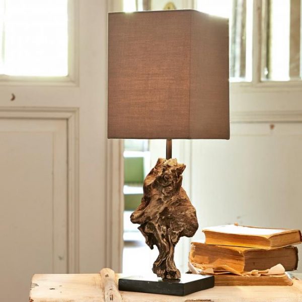 Tischlampe Eadlyn braun Gesamthöhe ca. 50 cm Tischlampe Eadlyn braun Gesamthöhe ca. 50 cm