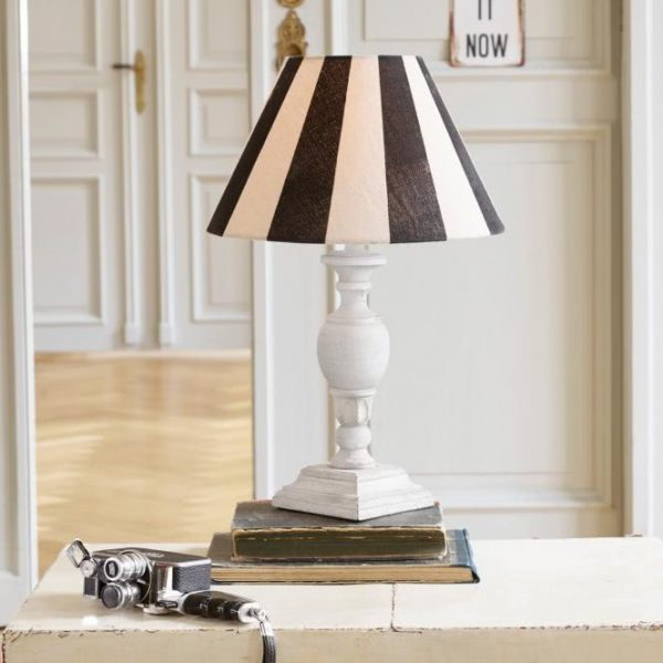 Tischlampe Elisworth creme/schwarz Fuß: H/B/T ca. 38 Tischlampe Elisworth creme/schwarz Fuß: H/B/T ca. 38
