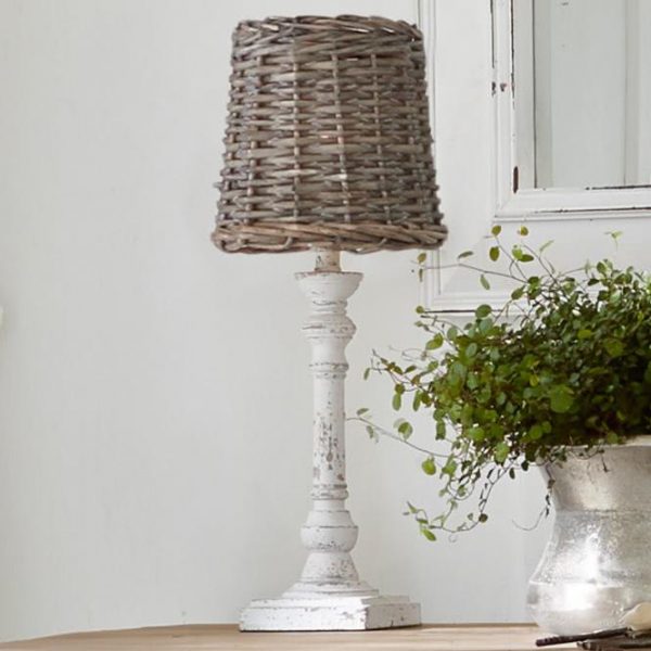 Tischlampe Noelie antikweiß Gesamthöhe ca. 49cm Tischlampe Noelie antikweiß Gesamthöhe ca. 49cm