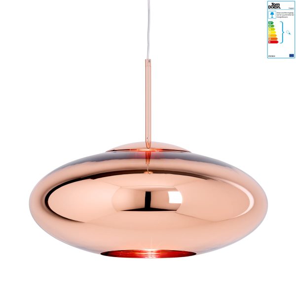 Tom Dixon - Copper Wide PendelleuchteKupferH:22 B:50 Tom Dixon - Copper Wide PendelleuchteKupferH:22 B:50