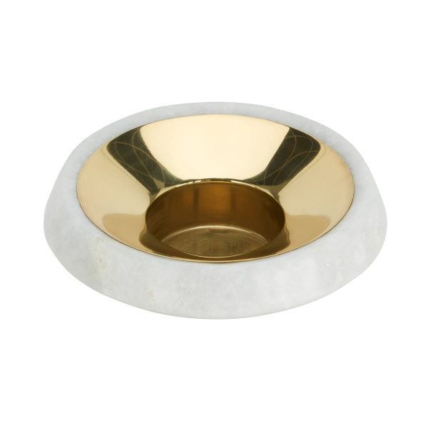 Tom Dixon - Stone Teelichthalter*MarmorH:4 Tom Dixon - Stone Teelichthalter*MarmorH:4