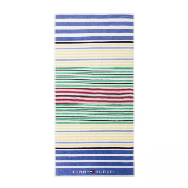 Tommy Hilfiger Multico Gestreift Strandlaken Tommy Hilfiger Multico Gestreift Strandlaken