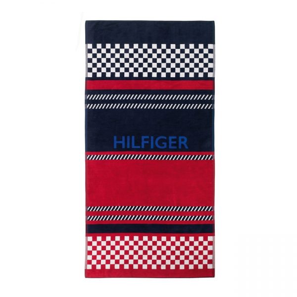 Tommy Hilfiger Racing Spirit Velours Strandlaken Tommy Hilfiger Racing Spirit Velours Strandlaken