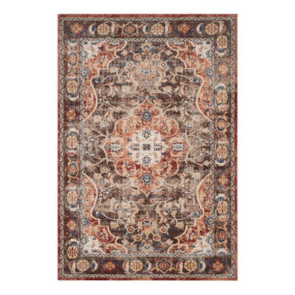 Vintage-Teppich Raissa - Kunstfaser - Braun - 200 x 274 cm Vintage-Teppich Raissa - Kunstfaser - Braun - 200 x 274 cm
