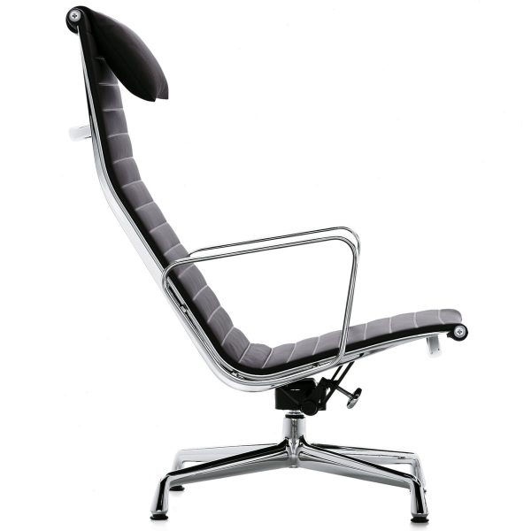 Vitra - EA 124 Sessel Chrom mit Armlehnen Vitra - EA 124 Sessel Chrom mit Armlehnen