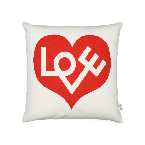 Vitra - Grafik Kissen Love 40 x 40 cm Vitra - Grafik Kissen Love 40 x 40 cm