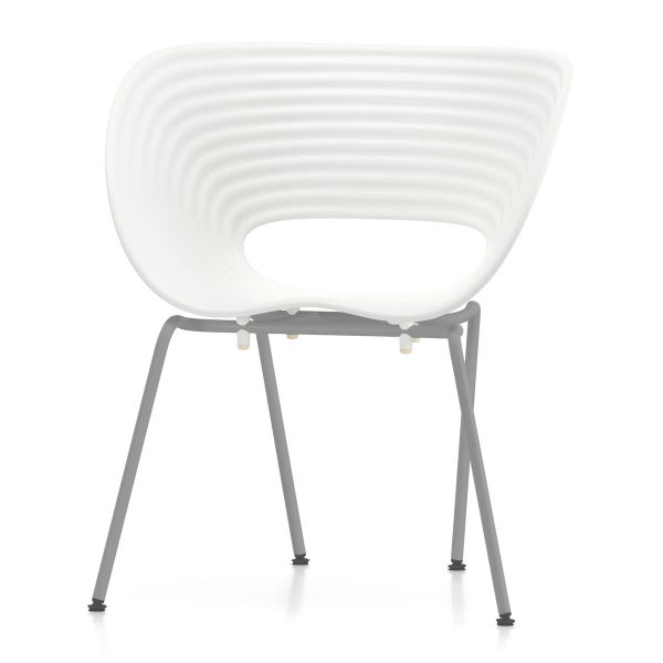 Vitra - Tom Vac pulverbeschichtet silber / weiß Vitra - Tom Vac pulverbeschichtet silber / weiß