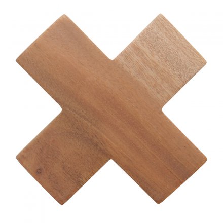 Wandhaken Cross Hook natur L braun Holz Wandhaken Cross Hook natur L braun Holz