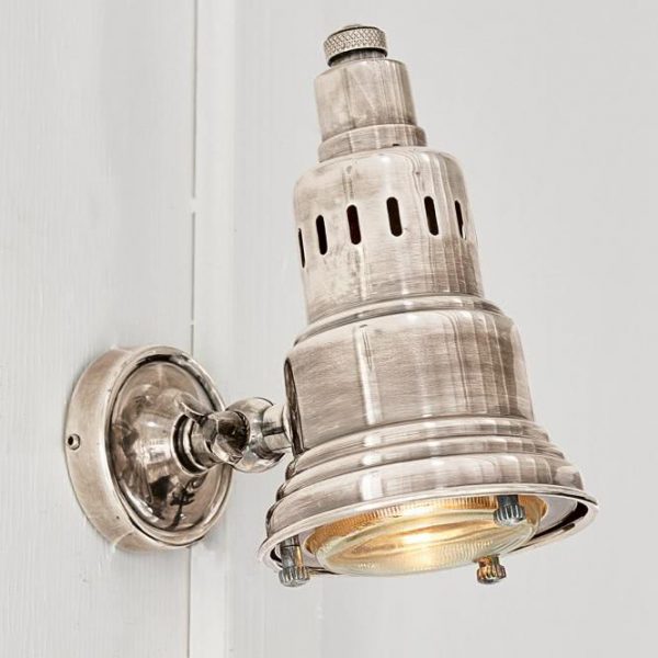 Wandlampe Tilo antiksilber H/B/T ca. 19/11/18 cm Wandlampe Tilo antiksilber H/B/T ca. 19/11/18 cm