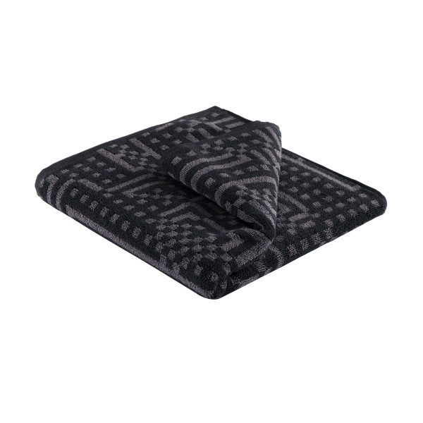 Zuzunaga - Route Black and Dark Grey Handtuch Zuzunaga - Route Black and Dark Grey Handtuch