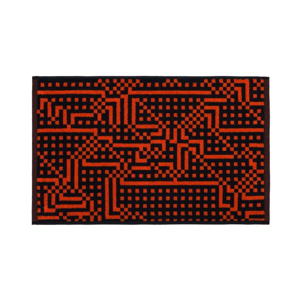 Zuzunaga - Route Black and Red / Orange Gästetuch Zuzunaga - Route Black and Red / Orange Gästetuch