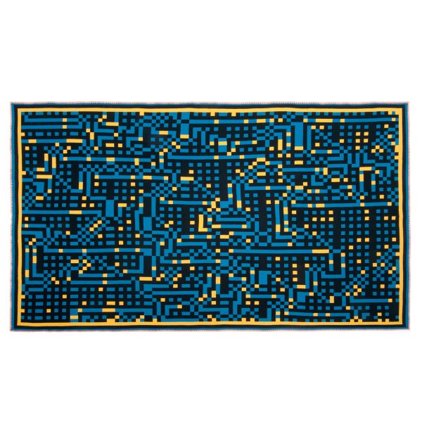 Zuzunaga - Tokyo 2 Wolldecke 146 x 212 cmBlauT:212 B:145 Zuzunaga - Tokyo 2 Wolldecke 146 x 212 cmBlauT:212 B:145