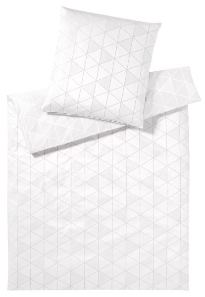 elegante Triangle Bettwäsche aus Mako-Satin elegante Triangle Bettwäsche aus Mako-Satin