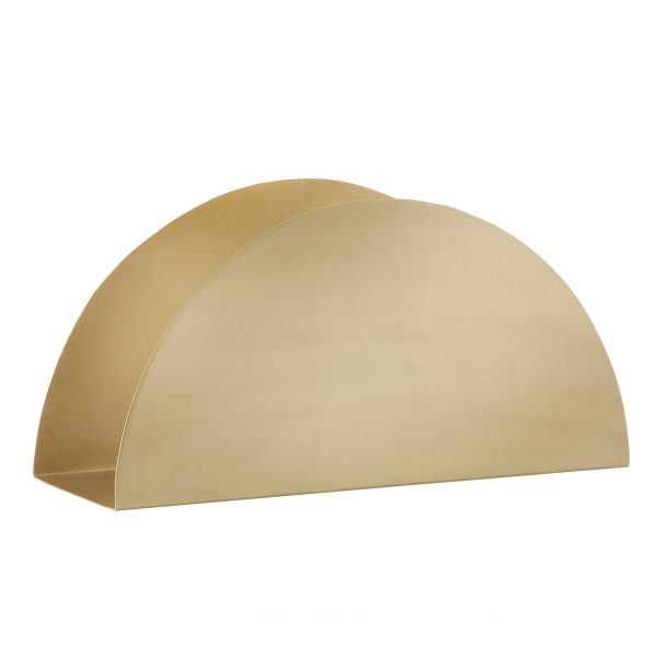 ferm Living - Brass Semicircle PapierhalterMessingT:10 H:15 B:30 ferm Living - Brass Semicircle PapierhalterMessingT:10 H:15 B:30