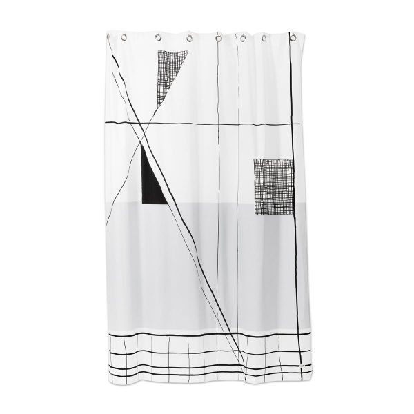 ferm Living - Trace DuschvorhangVerschiedene FarbenH:205 B:160 ferm Living - Trace DuschvorhangVerschiedene FarbenH:205 B:160