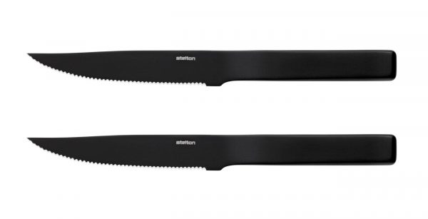 stelton Pure Black Steakmesser - 2er Set stelton Pure Black Steakmesser - 2er Set